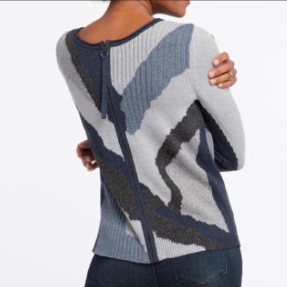 NIC + ZOE Party City Zip Up Sweater size s… - Picture 3 of 6